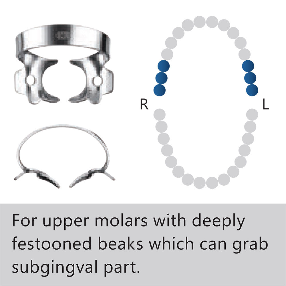 Clamp dental #8A molar