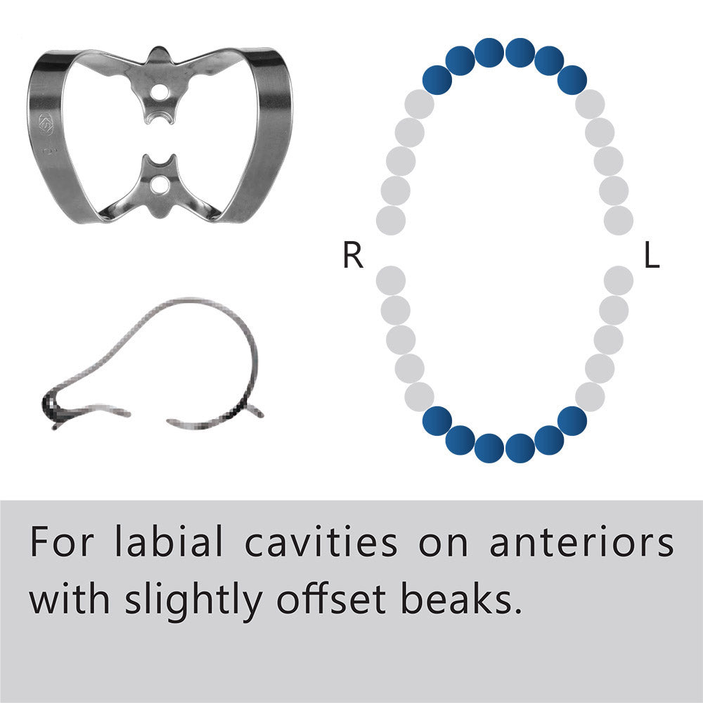 Clamp dental #9 anteriores