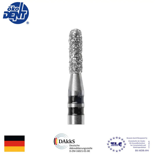 Fresa Corta circonio y metales 4mm de largo, grano extra grueso