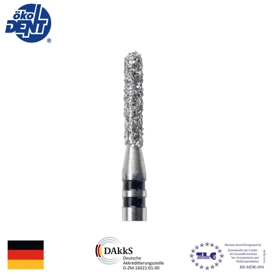 Fresa Corta circonio y metales 6mm de largo, grano extra grueso