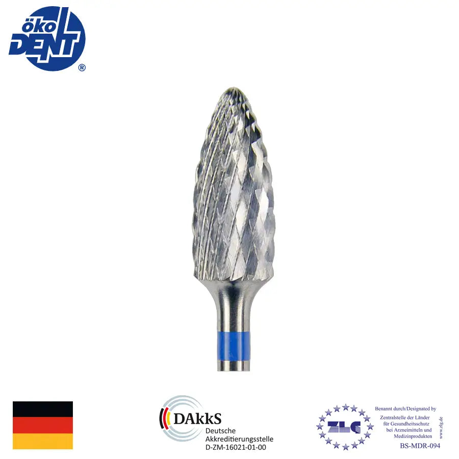 Fresón de carburo tungsteno, corte standard, llama, pieza de mano