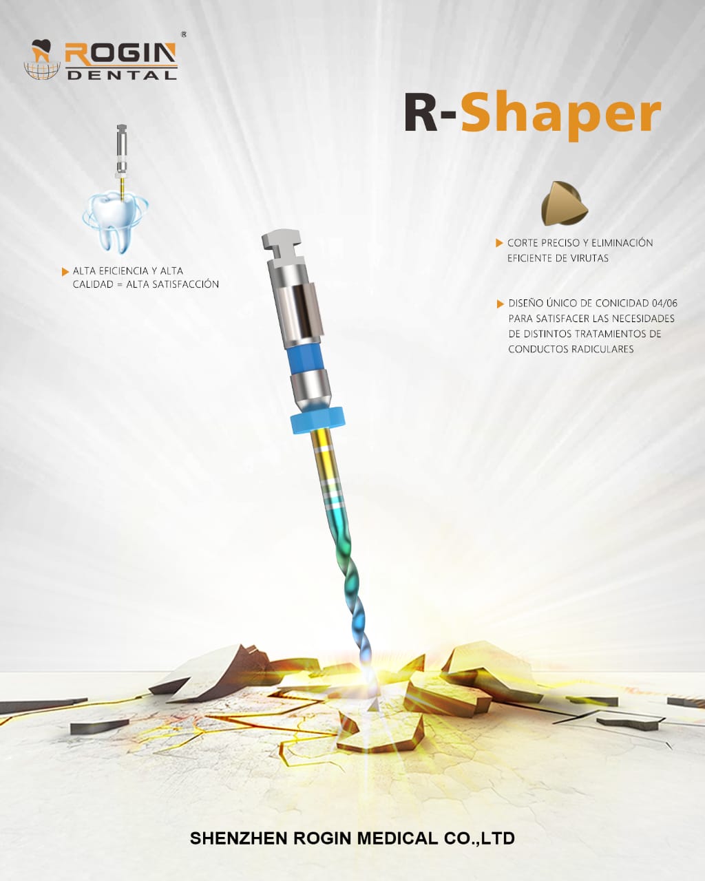 Limas mecanizadas R-Shaper